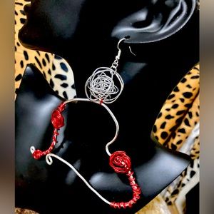 Bold & heart ❤️ earrings